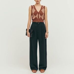 NWT Reformation Mason Pant - size 14 (black)